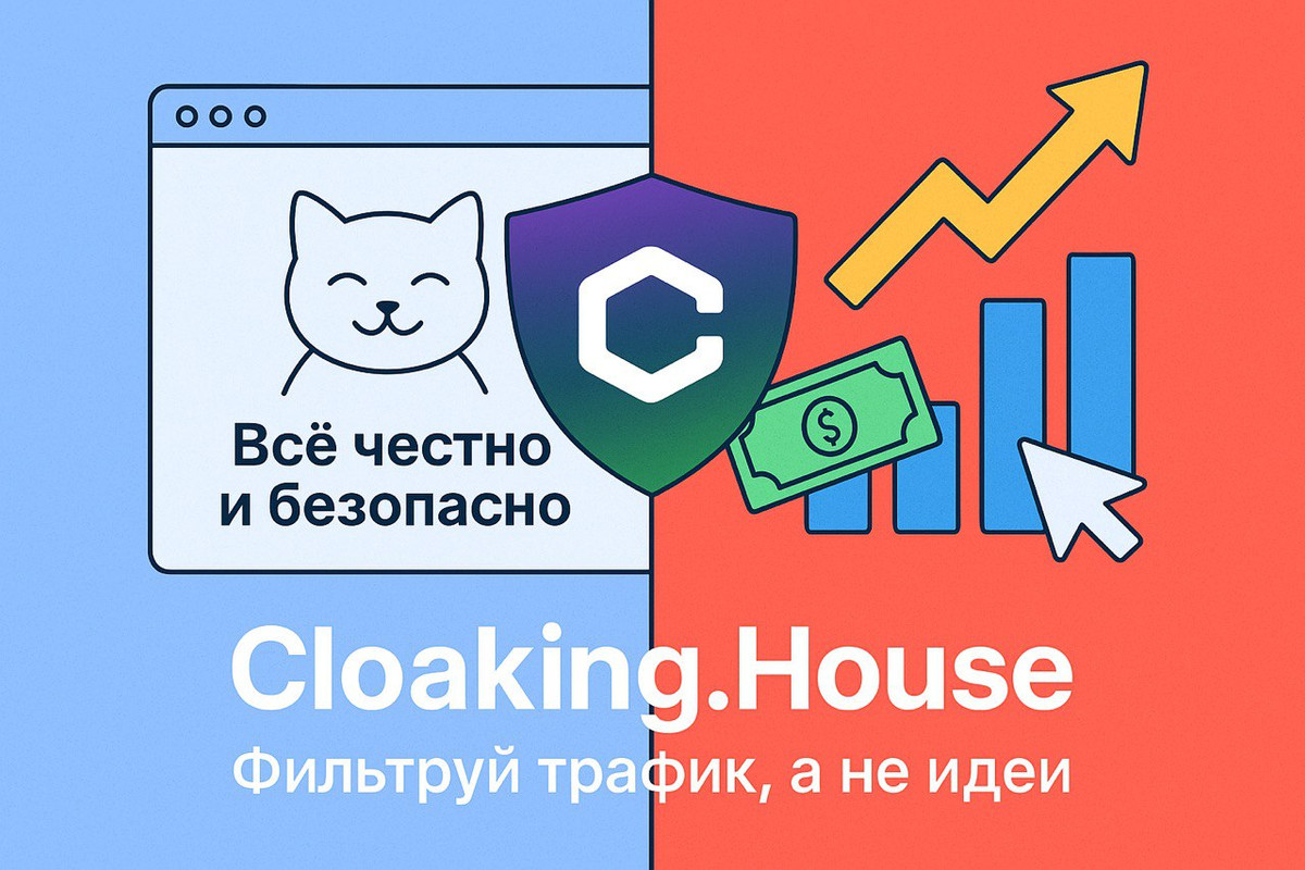 Cloaking.House — сервис для фильтрации трафика и защиты рекламных кампаний Cloaking.House — фильтруй трафик, а не идеи
