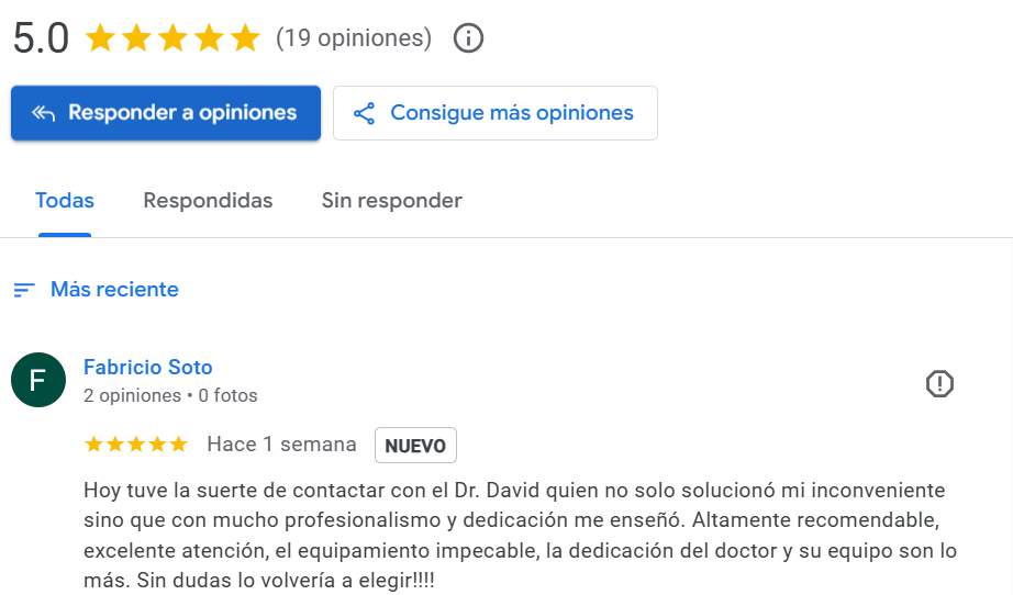 Reseña de paciente Kevin Quintero sobre Kiru Odontología