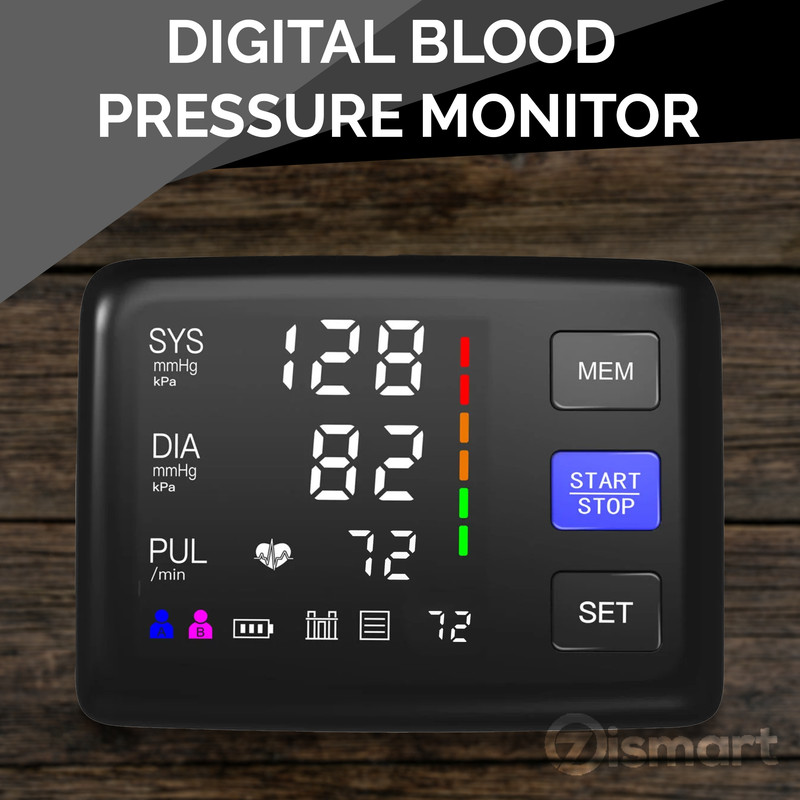 Digital blood pressure monitor