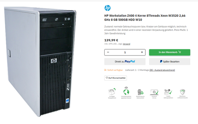 HP /400 Workstation