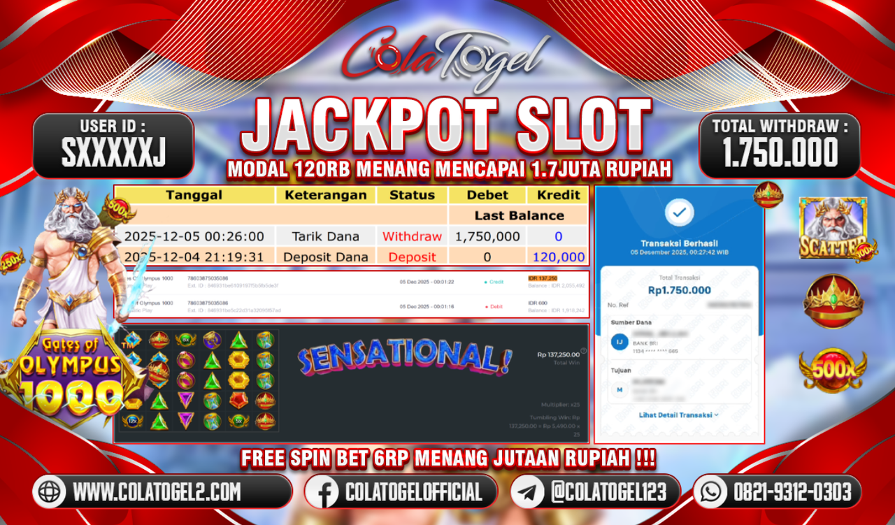 JACKPOT SLOT GACOR!!