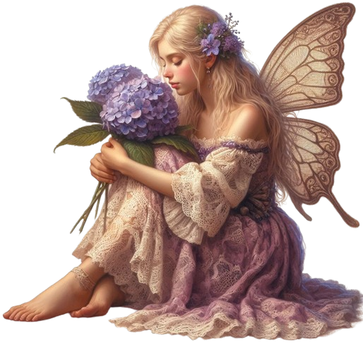 Fairy&Hydrangea2AImadeByLoriM2-24