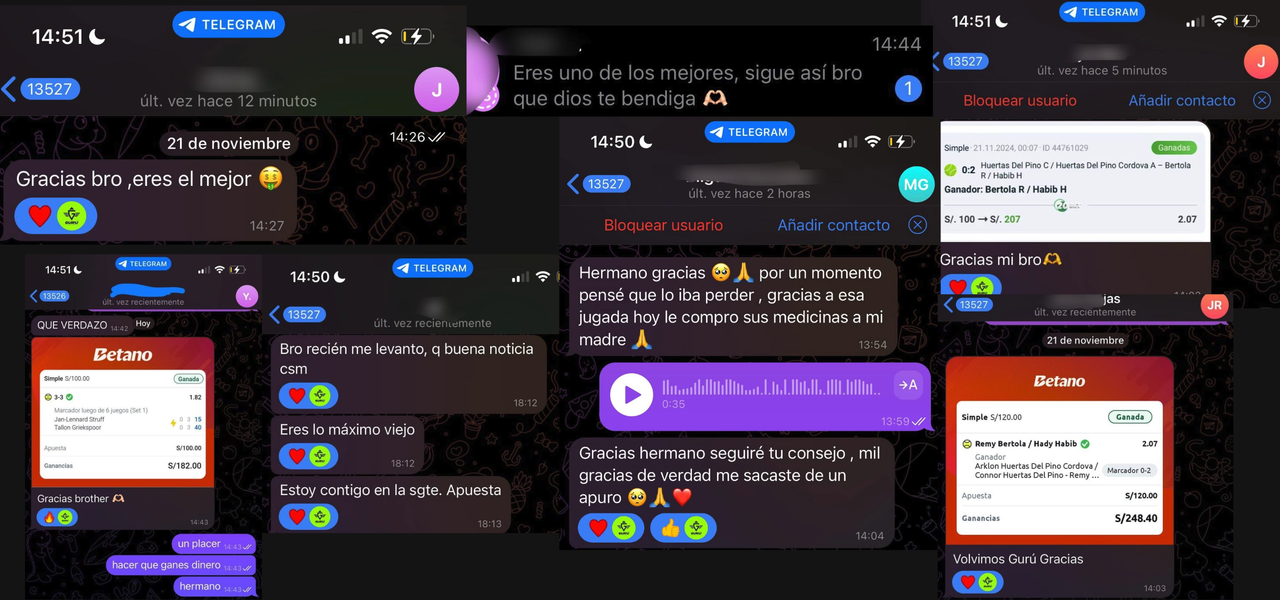 Testimonios de usuarios
