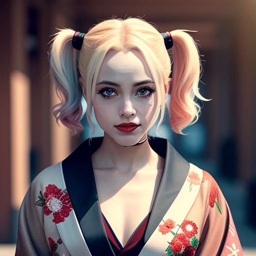 Harley-Quinn-wearing-a-kimono-67