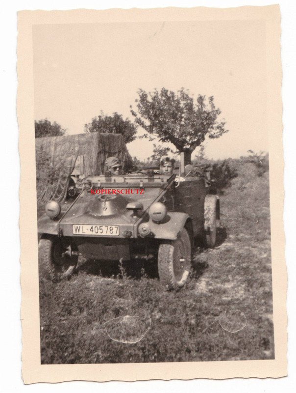 Foto Luftwaffe Kübelwagen Sdkfz Auto Car Kfz Air