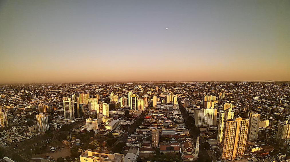 Campo Grande nesta manhã de terça-feira