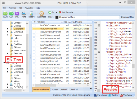 Coolutils Total XML Converter 3.2.0.44 Multilingual