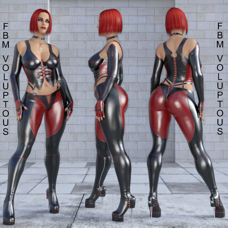 Bad Girl Outfit for Genesis 8 Female s