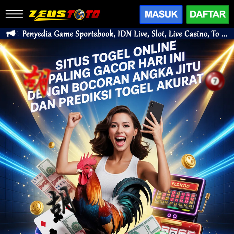 ZEUSTOTO: Situs Togel Online Paling Gacor Hari Ini dengan Bocoran Angka Jitu dan Prediksi Togel Akurat image 1