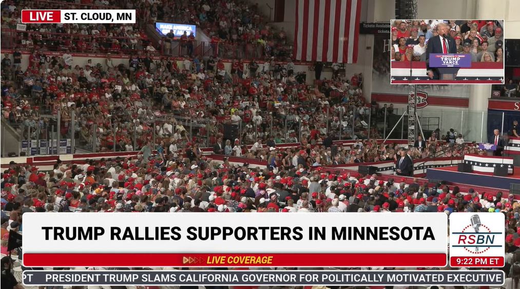 LIVE: President Trump and JD Vance Hold a Rally in St. Cloud, Minnesota ...