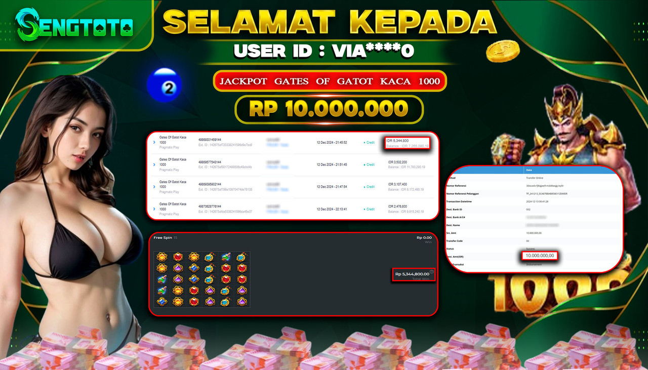 BUKTI PEMBAYARAN SLOT GATES OF GATOT KACA 1000