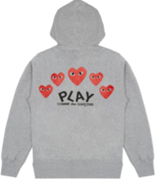 CDG Hearts en la Espalda