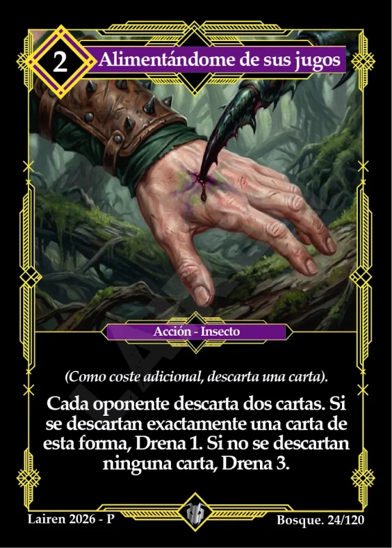 ALIMENTÁNDOME DE SUS JUGOS