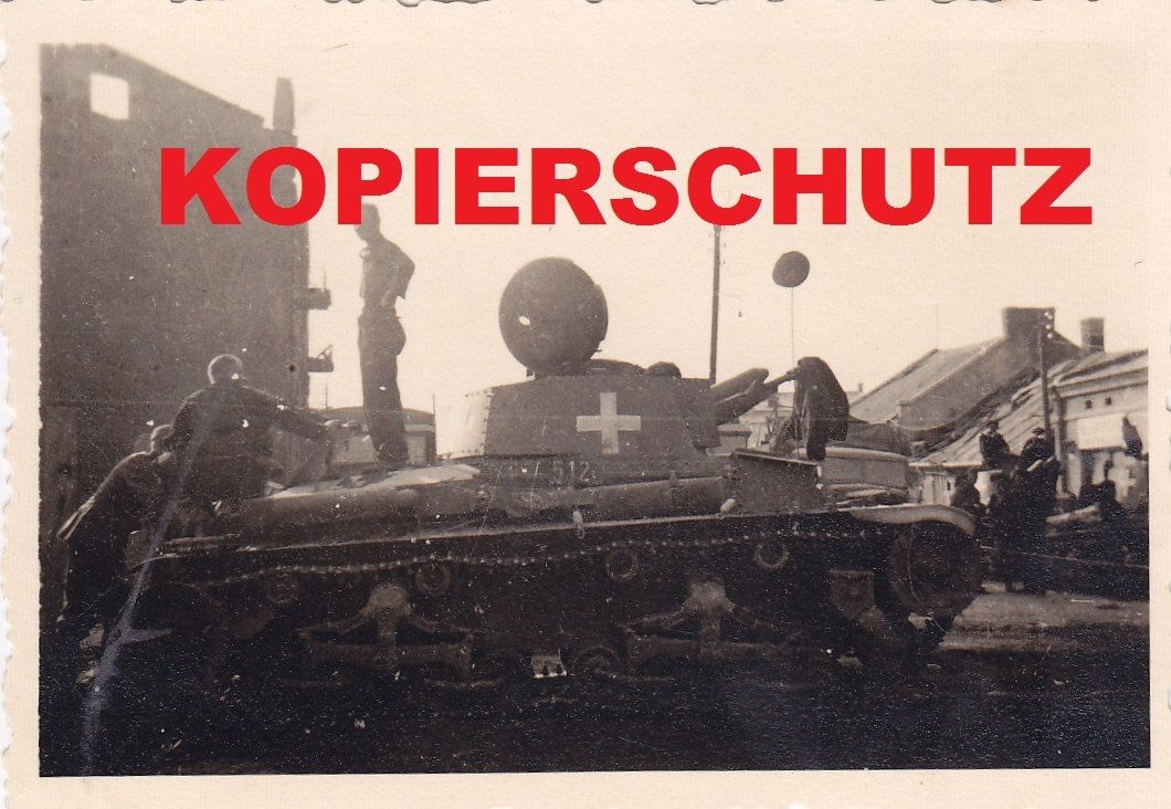 tschechischer Panzerkampfwagen 35(t) Beute-Panzer Polen weißes Balkenkreuz2