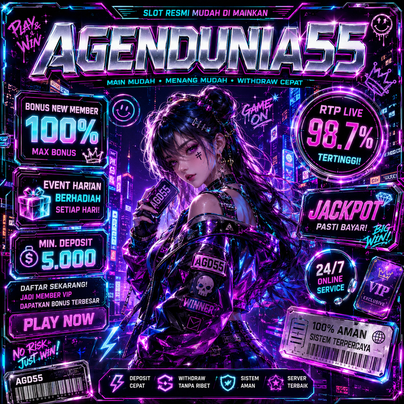 AGENDUNIA55> Slot Resmi Mudah Di Mainkan Dengan Bonus New Member 100%