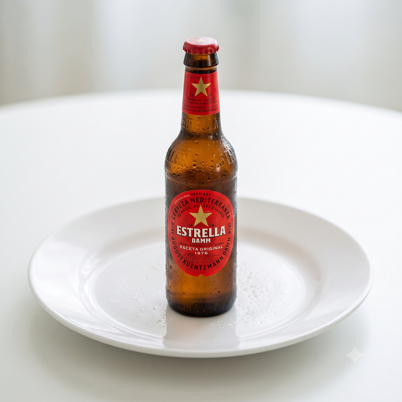 Botella Estrella Damm 33cl