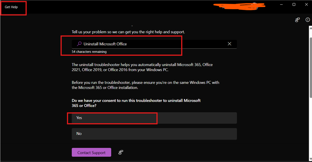 Office Removal Tool - Select All Office Version