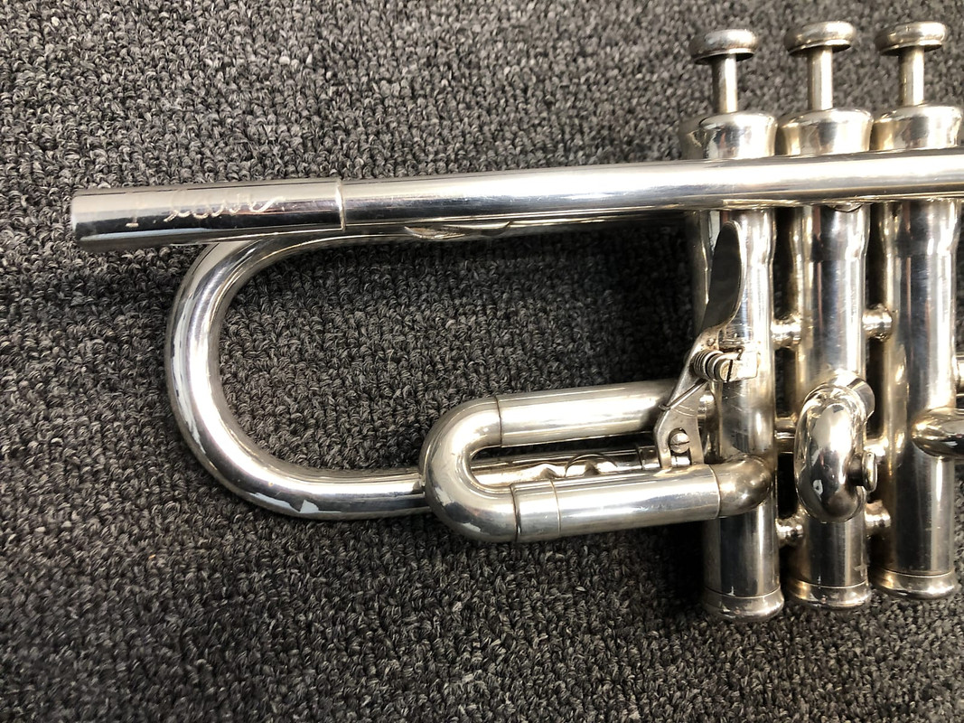 King 1965 Silver Flair Trumpet sn 423119 (10)