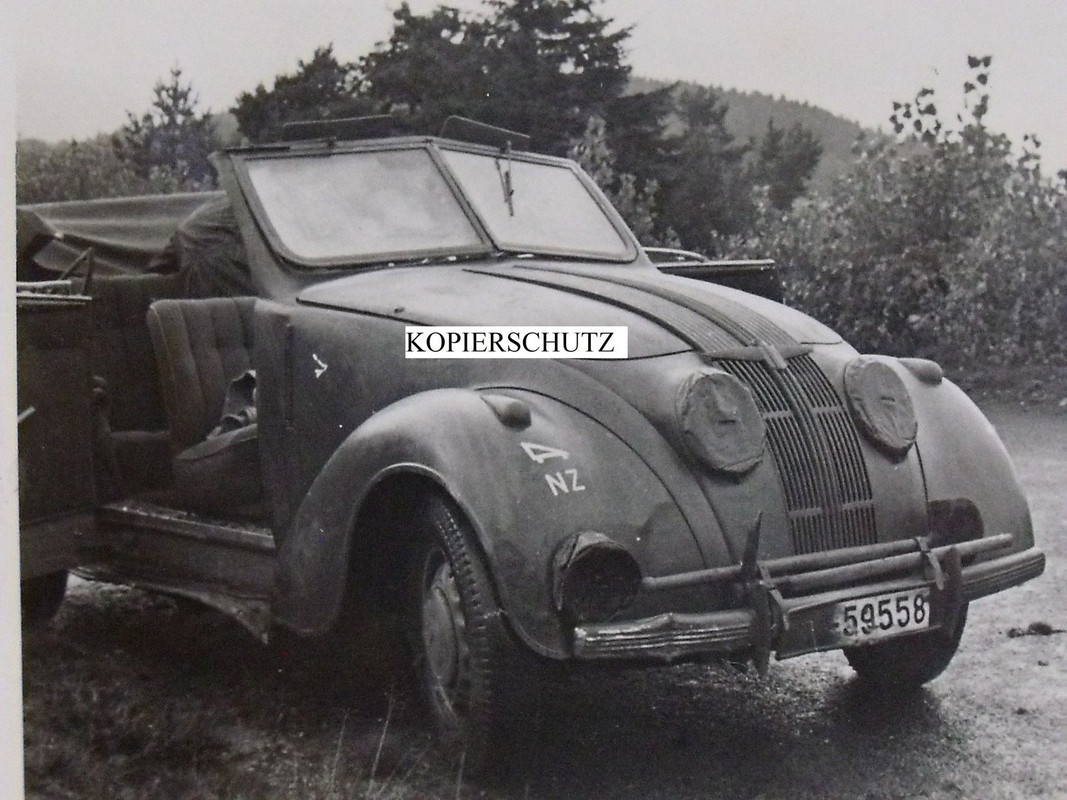 Kfz -Pkw - Adler -Panzerjägerabteilung -Nummerns
