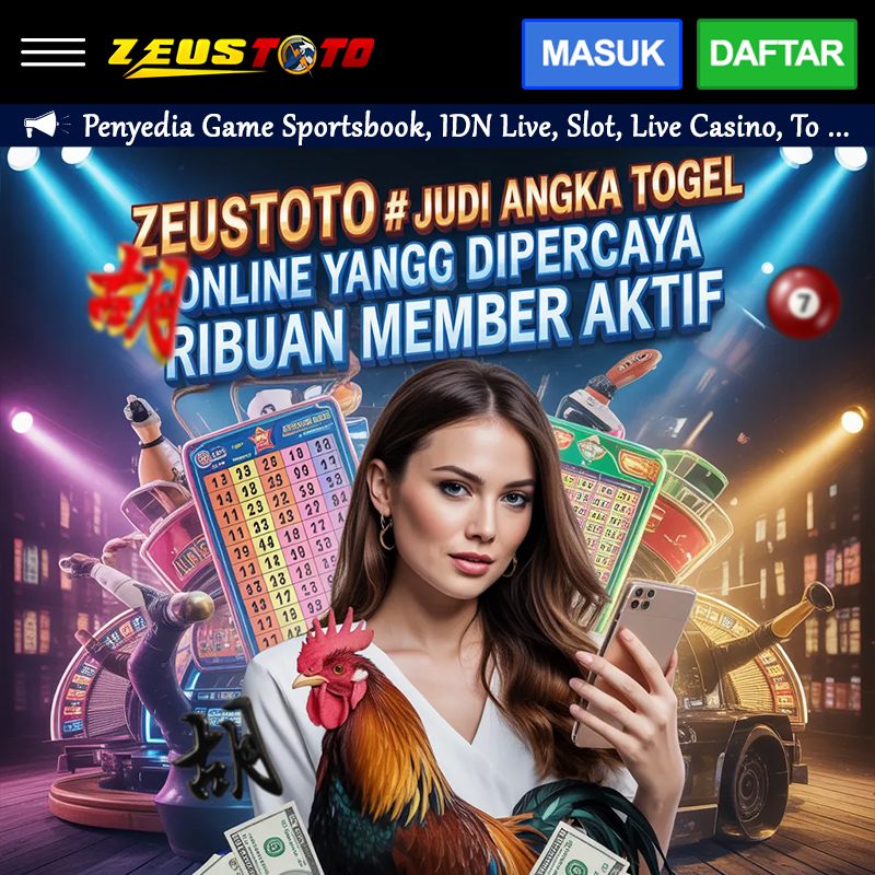 ZEUSTOTO # Judi Angka Togel Online yang Dipercaya Ribuan Member Aktif image 1
