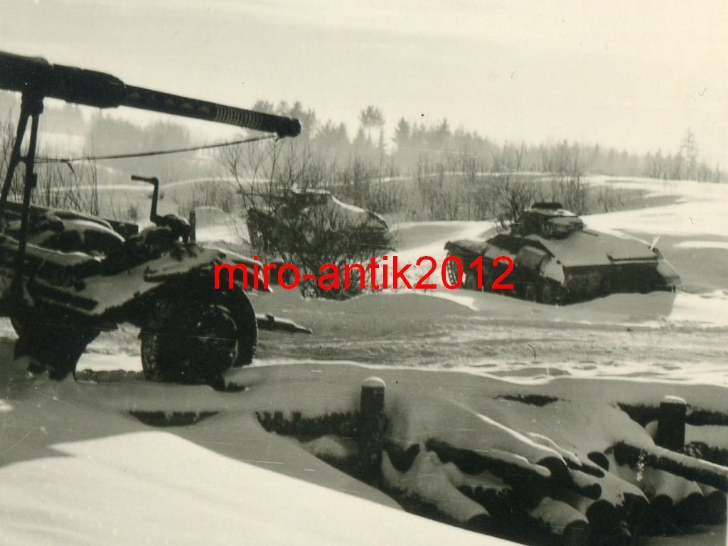 Flak, zerstörte Panzer, Malkowska, Russland