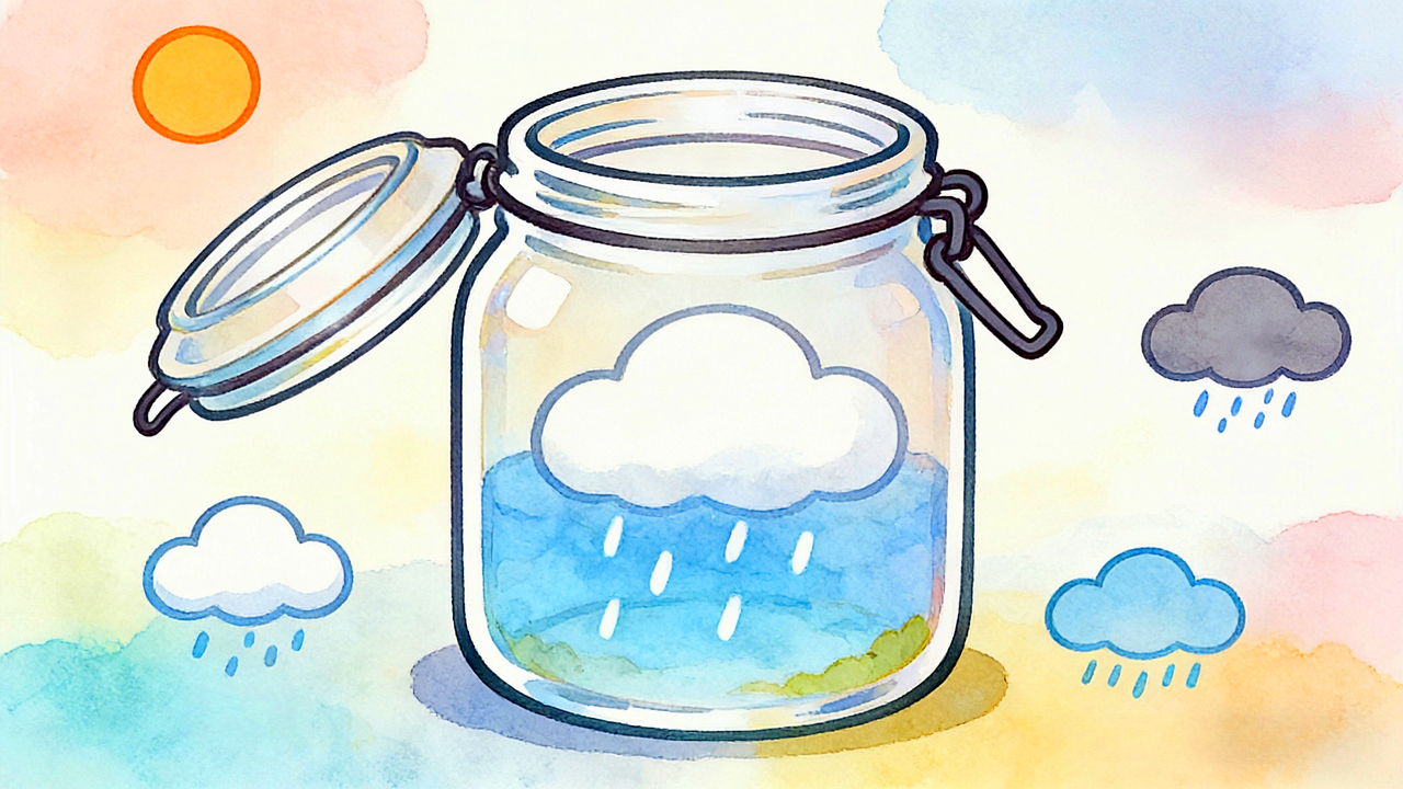 Yesterday's Weather Storage Jar