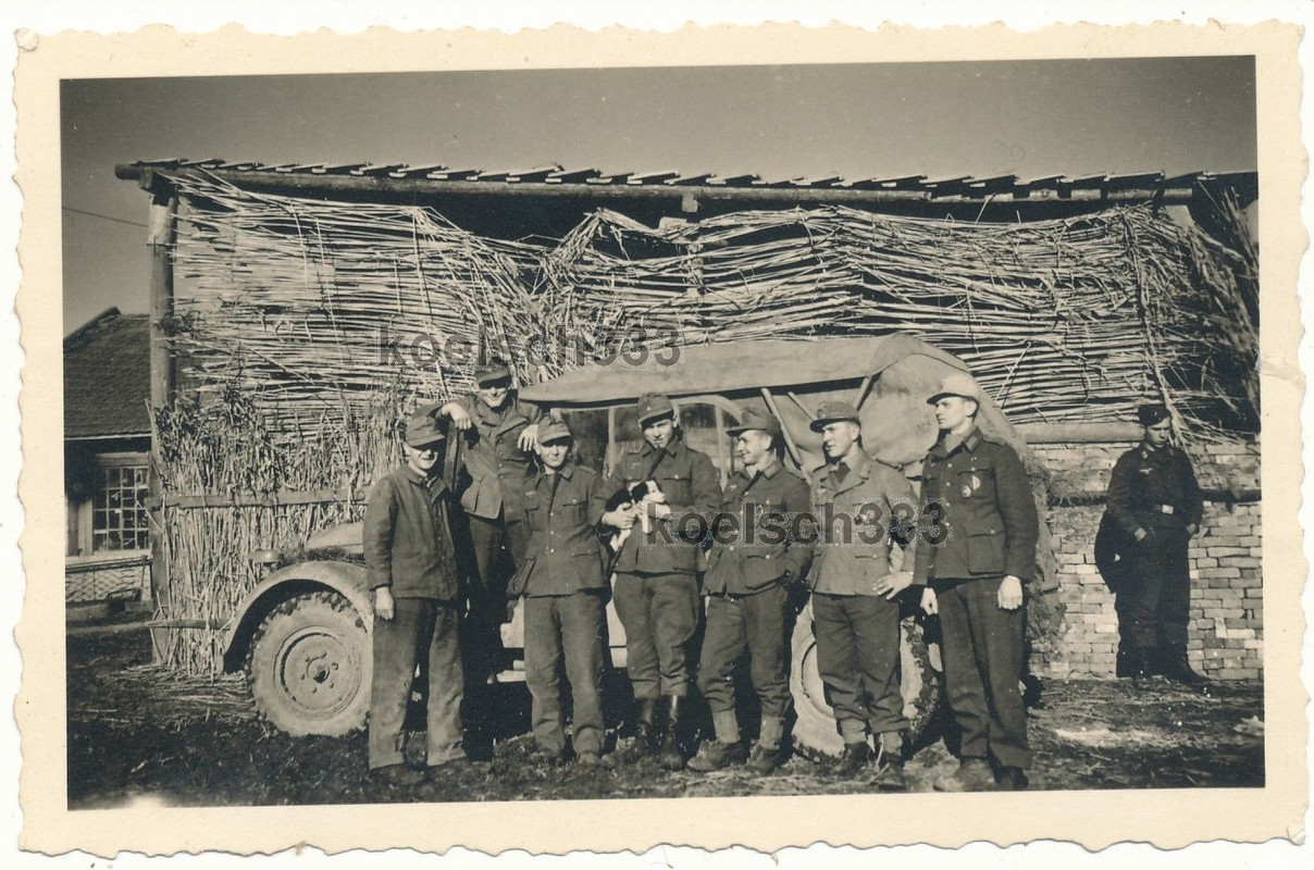 Kübelwagen Wehrmacht Soldaten DAK Tropen Feldmüt