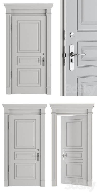 White Front Classic Door - Set 37