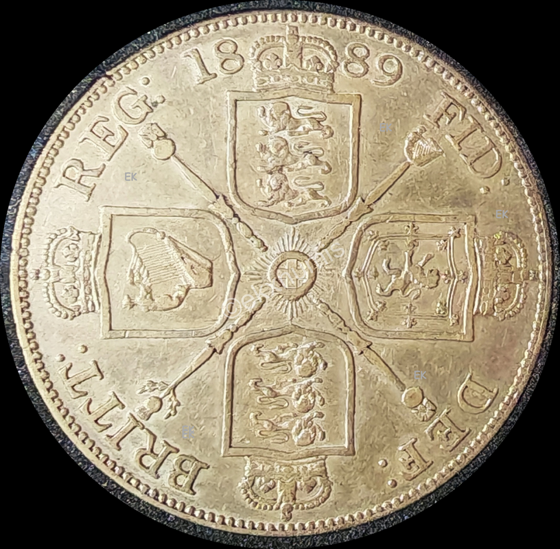 1889 Davies 544 reverse