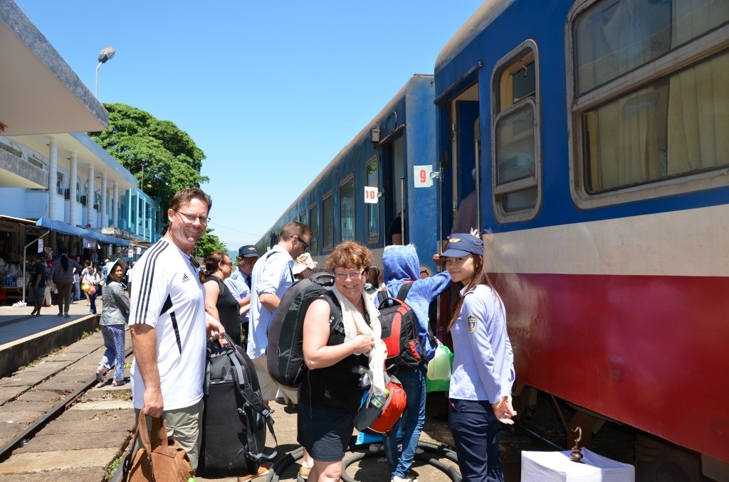 Train from Hue to Danang