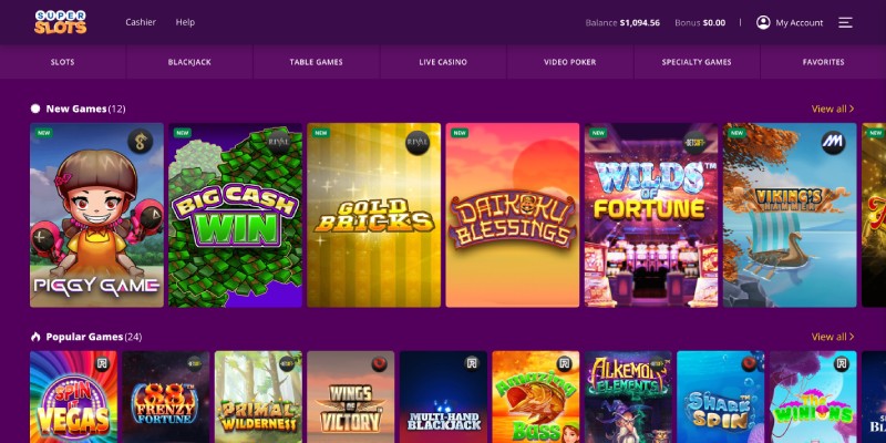 Super
Slots Casino