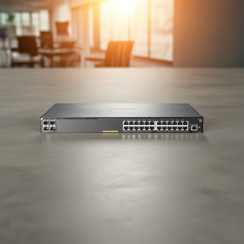 Switch Aruba 2930F com 24 portas PoE+