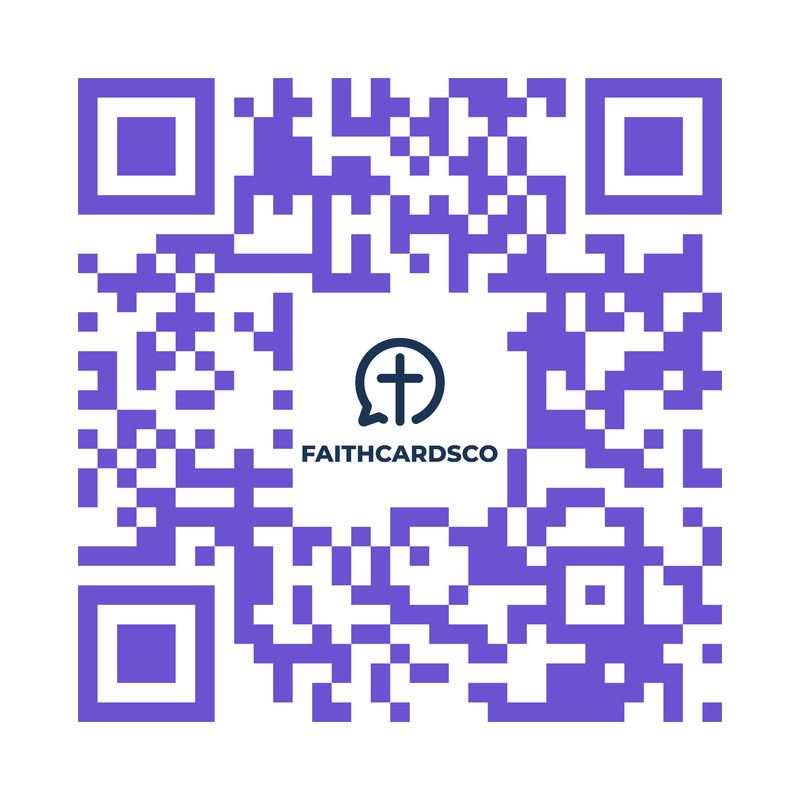 FaithCardsCo Ministries donation QR code