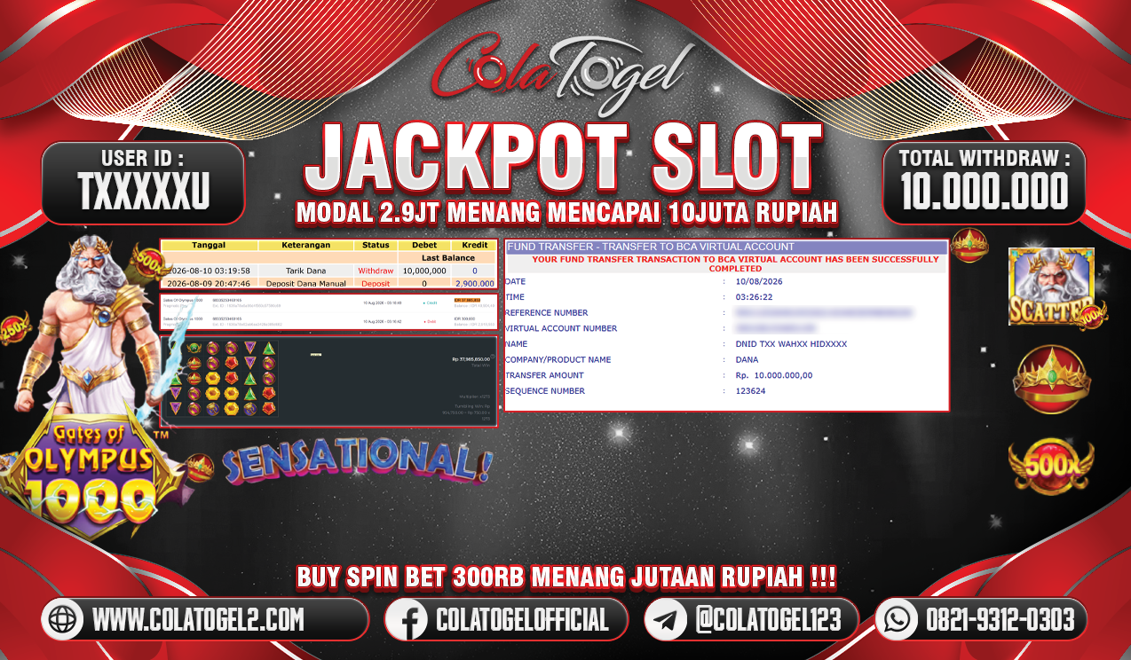 JACKPOT SLOT GACORR!!
