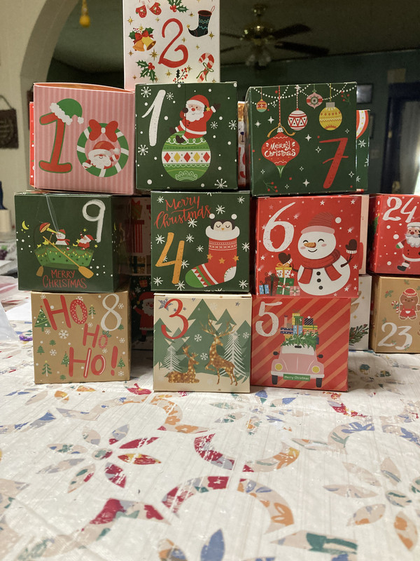 advents calendar boxes