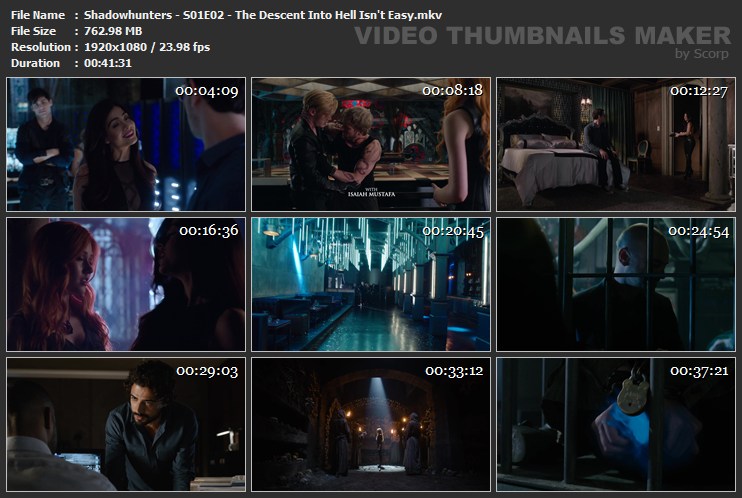 Shadowhunters S01E02 The Descent Into Hell Isn t Easy mkv