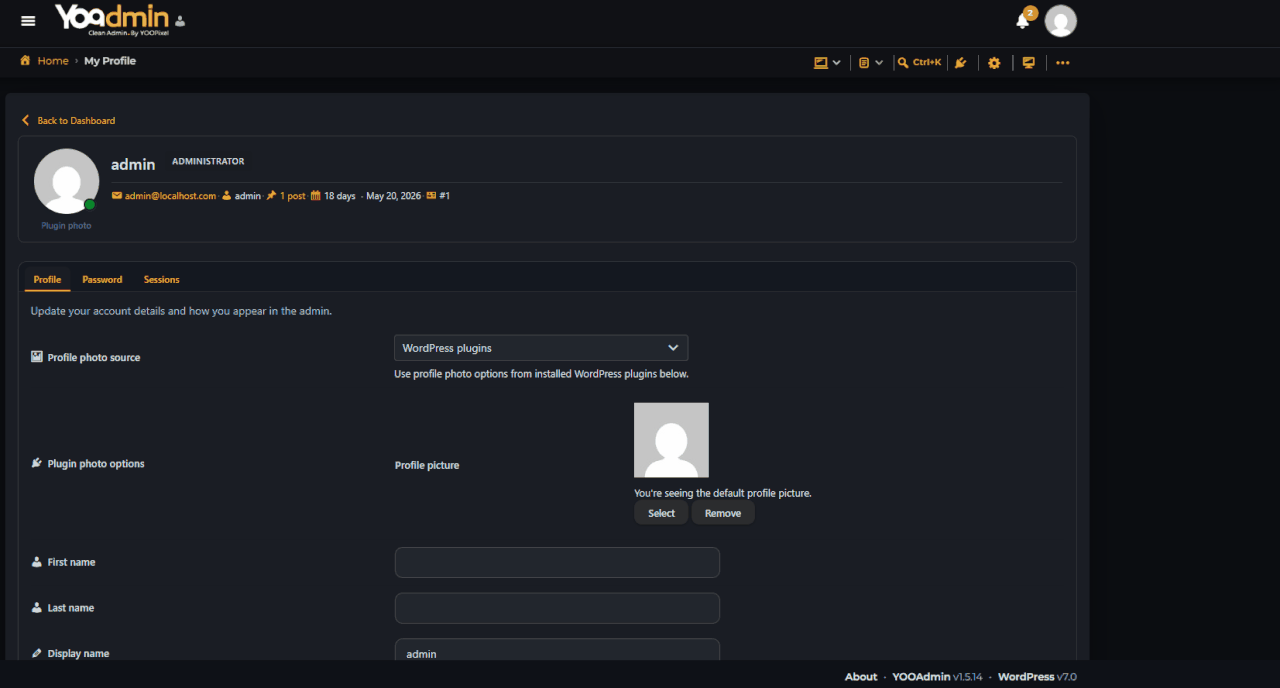 Yoo Admin avatarissue
