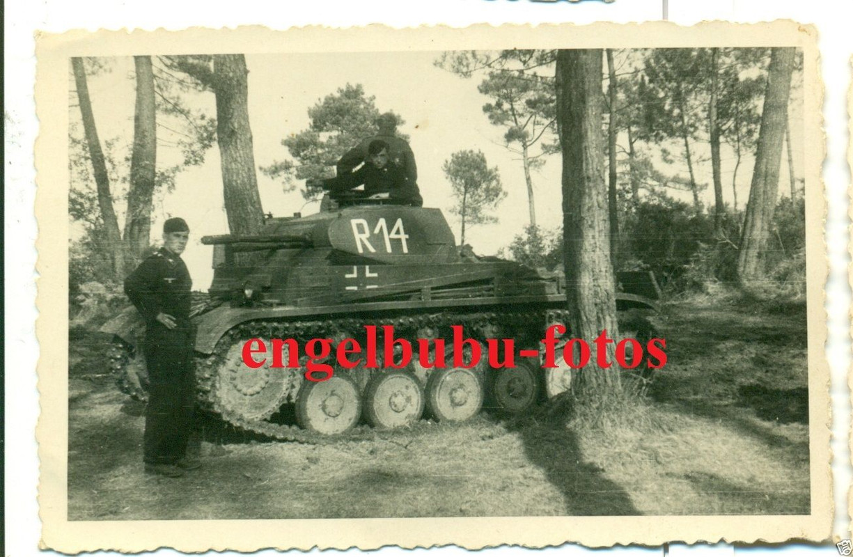 PANZER - Dtsch. PANZER II mit R 14 - Selt. Ausfü