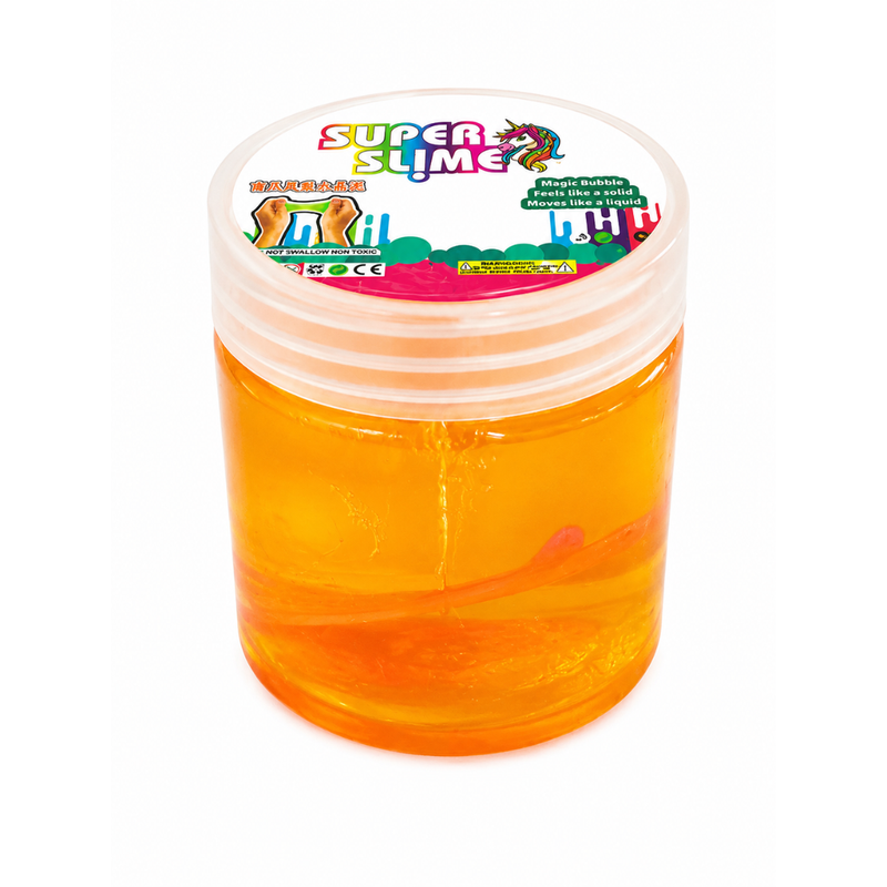 Unicorn Slime Mud Big Orange