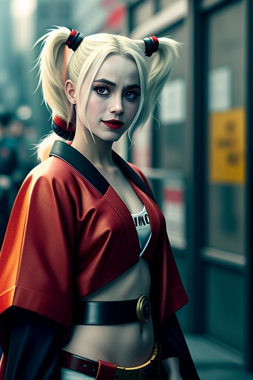Harley-Quinn-wearing-a-kimono-25
