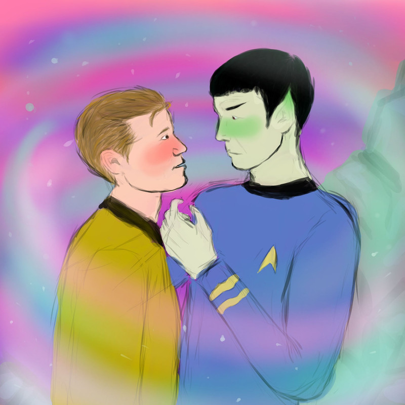 Spirk fanart - Chapter 1 - CopperyHeart - Star Trek: The Original ...