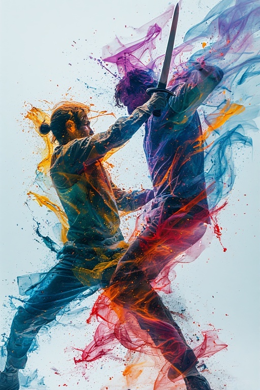 Two-abstract-figures-in-a-swor-10