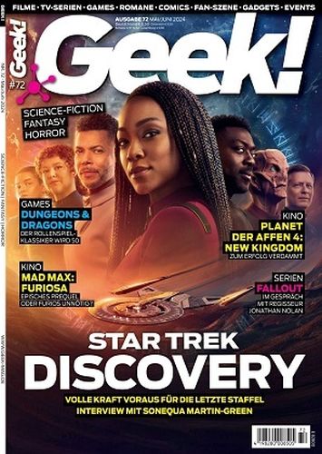 Cover: Geek! Germany Magazin No 72 Mai-Juni 2024