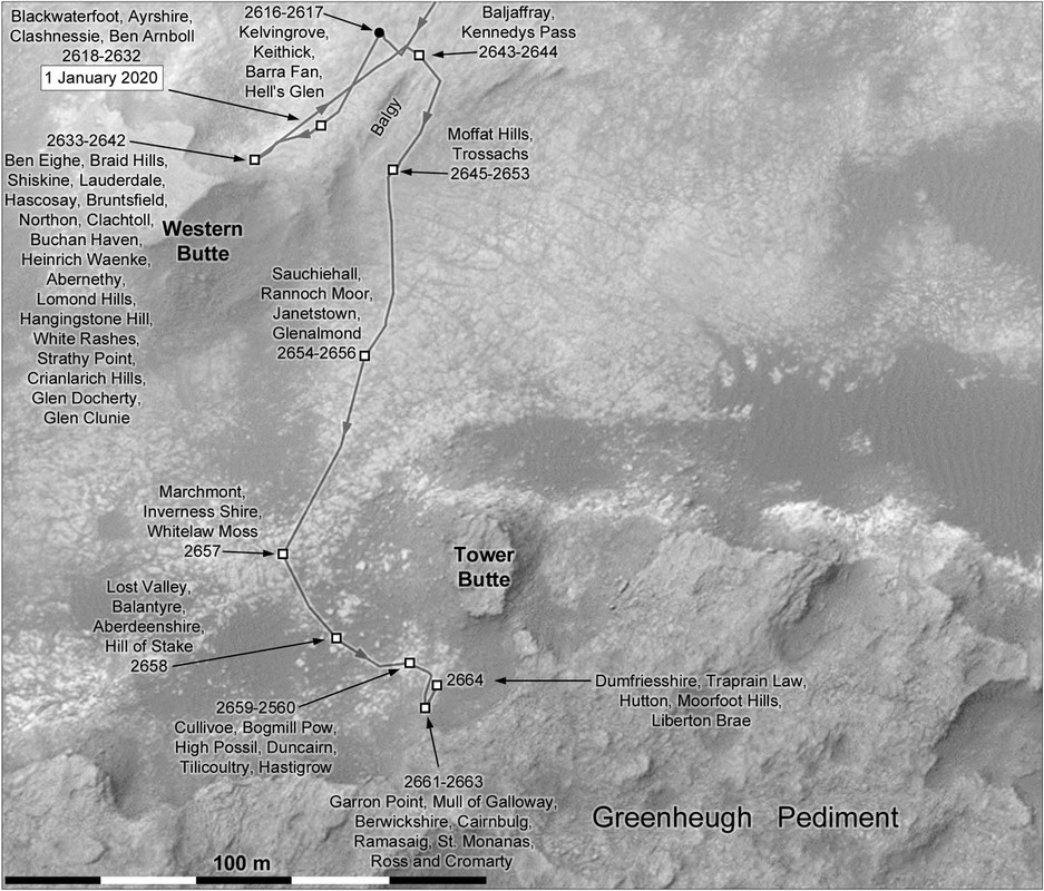 MARS: CURIOSITY u krateru  GALE Vol II. - Page 17 1-4