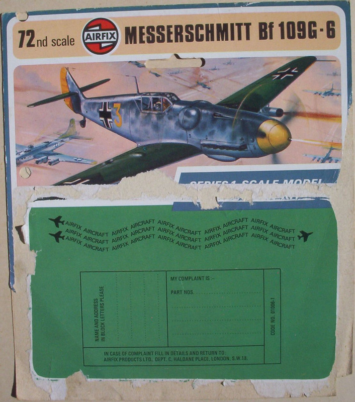 Airfix 72 Messerschmitt Bf 109G-6 T4 Header