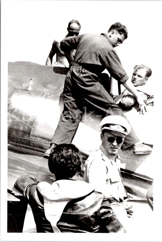 T559 Photo Wehrmacht Archive Repro Luftwaffe Aircraft Fw190 JG26 RKT Pilot