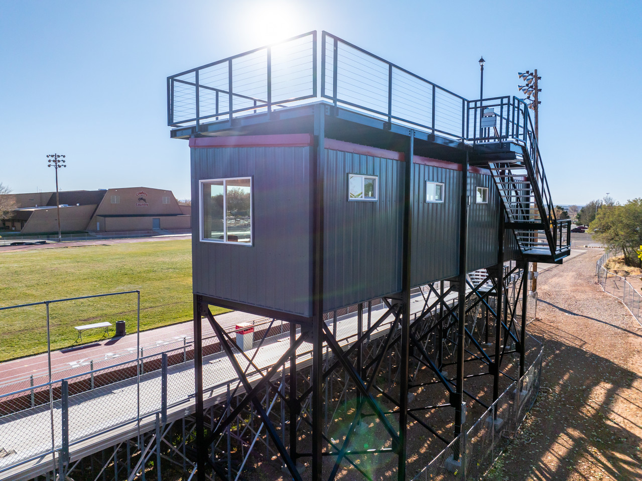 Kanab High School Press Box