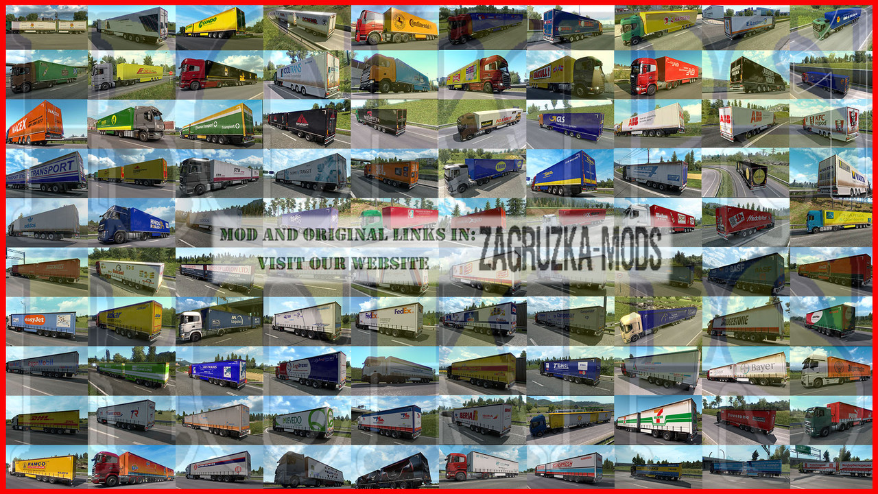 AI ETS2 Global Trailers Rckps 1.2 para la AI ETS2 Global Trailers Rckps 1.2 para la