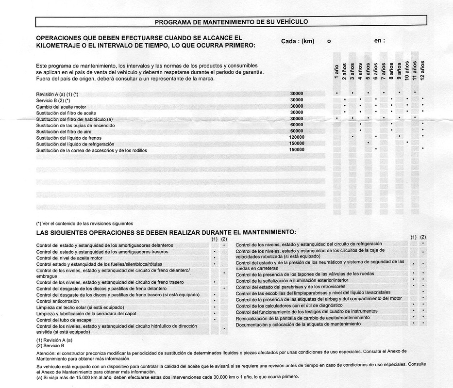 Mantenimiento Kadjar