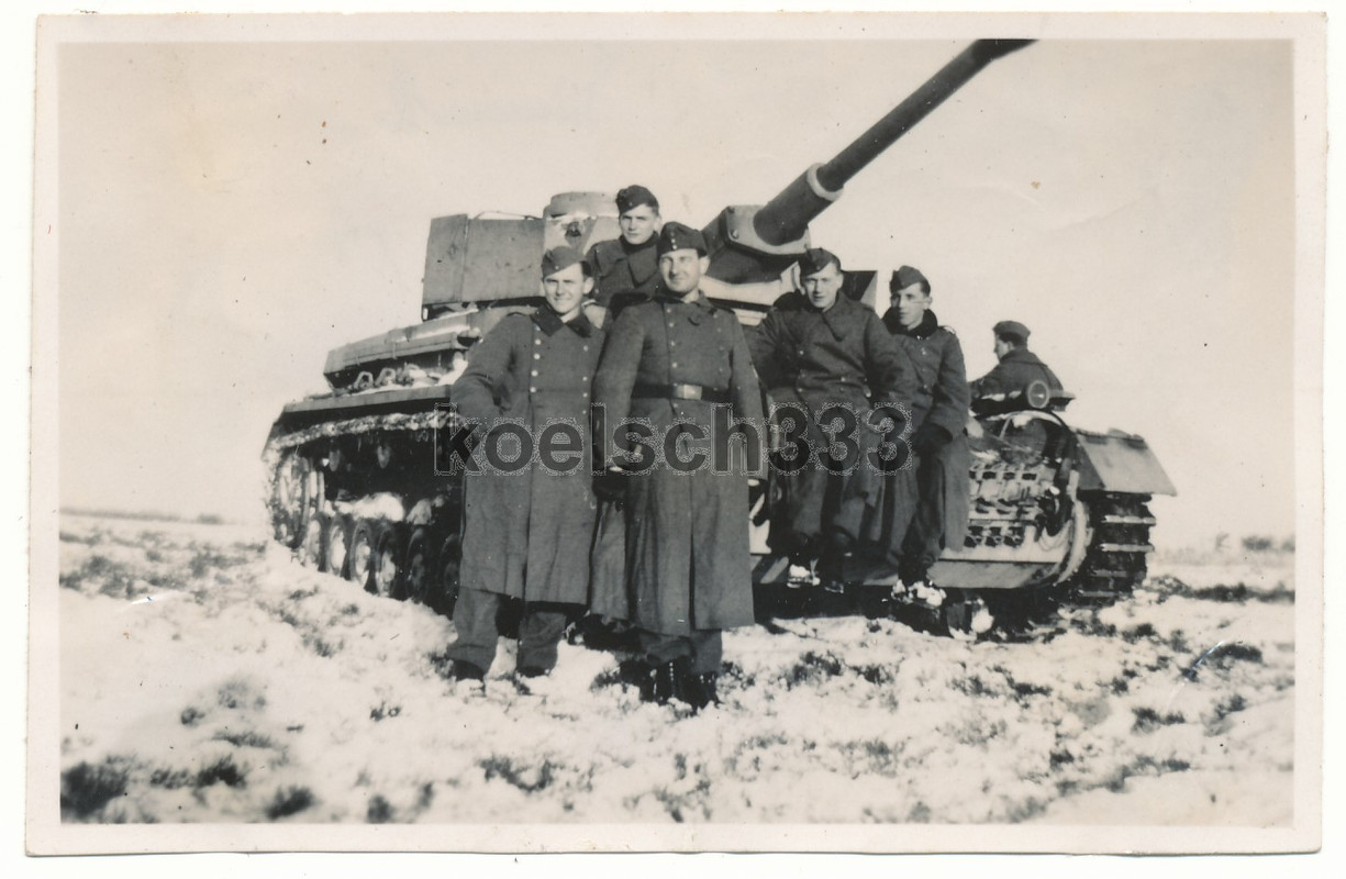 Foto Karup Dänemark 1944 Panzer IV H Kampfwagen 